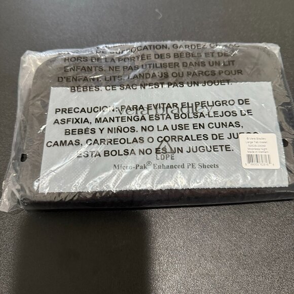 Vera Bradley Moonless Night Large Tab Wallet - Picture 2 of 6